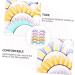 POPETPOP 5 Pairs Colored False Eyelashes Russian Strip Lashes d Curl Colorful Lash Extensions Colored Fake Lashes Colors Eye Lashes Faux Fake Lashes Natural Imitation Extend Curly - Buy Online on GoSupps.com
