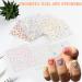 Fychuo 30Pcs Self-Adhesive Nail Stickers - Colorful Flower Gel Decals for DIY Nail Art - Butterfly Decoration for Women - Buy Online on GoSupps.com