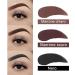 Buy Moulis Eyebrow Stamp Set - Reusable Makeup Brow Powder Kit with 10 Stencils & 2 Brushes (Light Brown) - Perfect One-Step Brow Shaping for Flawless Eyebrows - Buy Online on GoSupps.com