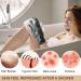MIG4U Exfoliating Shower Gloves 2 Pairs - Medium to Heavy Body Dead Skin Removal - Deep Exfoliate Sponge Loofah for Women and Men - Classic Black (4 PCS) - Buy Online on GoSupps.com