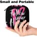 Portable Women's Binding-Storage Bags | Menstrual Cup Pocket & Pads | Perfect for Teen Girls | Stylish Black Design - Buy Online on GoSupps.com