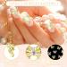 28 pcs Gold Butterfly Nail Charms - 3D Nail Diamonds Rhinestones for Nail Art Design - Buy Online on GoSupps.com
