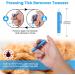 Tick Remover Set for Dogs & Cats - Fast & Safe Tick Removal Tool | Includes Tick Lever Hook & Pliers | Child & Pet Friendly - Navy Blue - Buy Online on GoSupps.com
