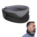 Povanj sponge neck support neck support |Soft neck collar - neck relief neck wrap for women and men for sleeping working traveling collarage gray