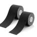 kuou Black Kinesiology Tape 2 Rolls 5cm x 5m Sports Tape Elastic Muscle Support Tape for Exercise Sports & Injury Recovery