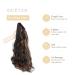 Buy Gairyan 50cm Curly Claw Clip Ponytail Extensions - Dark Brown & Light Brown Synthetic Hair for Women - Buy Online on GoSupps.com