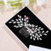Fairvir Bridal Wedding Hair Comb Silver Sparkly Rhinestones Side Comb Bride Hair Accessories for Women and Girls (Silver) - Buy Online on GoSupps.com