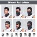 6 Pcs Winter Windproof Face Balaclava Cover UV Protection for Outdoor Sports in Coffee, Dark Grey, Army Green, Royal Blue, Light Grey, Sky Blue, Ice Silk - Buy Online on GoSupps.com