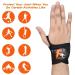 Wrist Brace Support for Tendonitis Relief | Adjustable Wrist Wraps for Sports & Injury Recovery | Carpal Tunnel Pain Relief - Buy Online on GoSupps.com