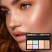 Concealer Makeup Palette - Waterproof Cream Formula High Coverage Contour Kit Lightweight Texture | Long-wearing finish for daily beauty routine parties - Buy Online on GoSupps.com