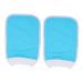 2pi ces de Bain et Serviettes Exfoliantes pour Corps Lot Utiliser Chez Soi pour Nettoyage Profondeur Bleu