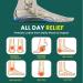 Plantar Fasciitis Arch Support Insoles - Welnove 3/4 Length Heel Pain Relief Inserts for Women | Ideal for Flat Feet Walking & Standing All Day - Buy Online on GoSupps.com