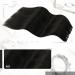 Moresoo 22 Inch Natural Black Clip in Human Hair Extensions - 7 Pieces/120g #1B - Buy Online on GoSupps.com