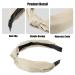 VOCOSTE Silk Knotted Headband for Women - Champagne - 1.2 Inch Wide - Buy Online on GoSupps.com
