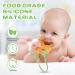 Vicloon Silicone Toy Clip 4Pcs - Adjustable Safety Straps for Pacifiers, Sippy Cups, and Toys - Food Grade Silicone - Anti-Drop Chain - Yellow/Blue/Pink/Apricot - Buy Online on GoSupps.com
