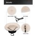Zylioo Oversize XXL Reversible Cotton Bucket Hat - Black-Beige XX-Large - Buy Online on GoSupps.com