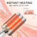1 Inch Ceramic Tourmaline Hair Curling Wands with 2 Temperature Control - Perfect for All Hair Types - Dual Voltage Crimper Beach Waving Styling - Gold Color - Buy Online on GoSupps.com