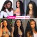 Hermosa HD Transparent Glueless Human Hair Wig 22 Inch - 180 Density Deep Wave Lace Front Wig for Black Women - Buy Online on GoSupps.com