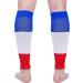 Doc Miller Calf Compression Sleeve - 1 Pair 15-20mmHg Support Socks for Sports & Recovery | Shin Splints Relief | 2-Pair Large Blue/White/Red - International Shipping - Buy Online on GoSupps.com