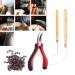 Premium Hair Extension Tool Set | 100PC Silicone Microring Hair Rings & Removal Tools - Buy Online on GoSupps.com