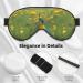 Buy Dragonfly Flower Sleep Mask - Unisex Adjustable Blackout Eye Mask for Travel Home & Yoga - Buy Online on GoSupps.com