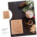 HOMSFOU 1pc Wooden Cookie Santa Candy Christmas Santa Holiday Molds Wood Cookie Xmas Cookie Ice Cream Chocolate Fudge Xmas Cookie Making Mold Embossed Embossing Machine 3D - Buy Online on GoSupps.com