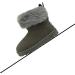 Yeeteepot Kids Winter Snow Boots - Baby Girls' & Boys' Warm Plush Booties, Anti-Slip Toddler Shoes, Size 7.5 UK, Grey - Buy Online on GoSupps.com