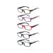 Reader Republic 5 Pack of Women's Reading Glasses Comfort Spring Hinge and Scratch Resistant Lens (Contemporary) Contemporary 1.5 x