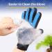 Pet Hair Remover Glove - Deshedding & Grooming Brush for Dogs & Cats - Five Finger Design Massage Mitt - Long & Short Fur - 1 Pack (Blue, Right-Hand) - Buy Online on GoSupps.com