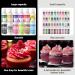 Gel Food Coloring - 80ml Black Gel Based Food Dye Vibrant Tasteless Concentrated Food Coloring for Cake Cookie Decorating Easter Egg Icing Fondant Baking Macaron - 2.71 Fl.Oz Bottles (Christmas) - Buy Online on GoSupps.com