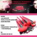 24-Piece Bamboo Handle Makeup Brush Set - Professional Foundation Blending Blush & Eye Brushes with Pouch & Brush Egg (Red) - International Shipping Available - Buy Online on GoSupps.com