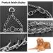 Shudyear Metal Choke Chain for Dog Durable Thick Prong Collars for Pet Outdoor Training Anti Bark Collars for Dogs Stainless Steel Prong Collar for Large Medium Small Dogs(L) - Buy Online on GoSupps.com