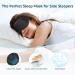 BeeVines 100% Blackout Sleep Mask | 3D Eye Mask for Men & Women | Zero Pressure Design for Side Sleepers | Includes Travel Pouch - Ideal for Restful Sleep - Buy Online on GoSupps.com