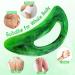 Big Gua Sha Massager - Gua Sha Body Tool for Neck Back & Legs | Lymphatic Drainage Massage Device (Green) - Buy Online on GoSupps.com