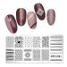Nail Stamping Kit - 3pcs Butterfly Leaves Image Plates with Clear Stamp and Scraper for Nail Art Design - Buy Online on GoSupps.com