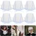 Lot de 12 Bonnets de M ches Jetables Bleus sans Crochet Film Imperm able Trous pour Teinture des Cheveux Bonnet de Coiffure Professionnel pour Salon de Coiffure et Mise en - Buy Online on GoSupps.com