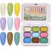 Solid Gel Nails 9 Color Gel Manicure Palette 3D Nails for Women and Girls Wedding Extensions French Tips Birthday - Buy Online on GoSupps.com