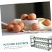 Artibetter Flip-up Egg Storage Box Eggs Fridge Refrigerator Egg Rack Egg Preservation Holder Large Organizer - Buy Online on GoSupps.com