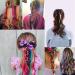 Gotyou Hair Part Party Highlights - 24 Colorful Clip-In Hair Extensions for DIY Decor & Versatile Wigs for Girls - Buy Online on GoSupps.com
