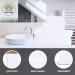 Microfiber 8-Piece Towel Set - Ultra Soft & Absorbent - 2 Bath, 2 Hand Towels, 4 Wash Cloths - White - Ideal for Bathroom, Gym, Hotel, Beach, Spa - Buy Online on GoSupps.com