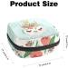 Portable Lama Floral Crown Menstrual Bag | Stylish Binding Storage for Teens & Women - Buy Online on GoSupps.com