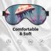 Buy SSIMOO Jellyfish Print Double-Sided Eye Mask | Soft Light Blocking Sleep Mask - Enhance Your Sleep Quality Worldwide - Buy Online on GoSupps.com