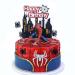HTRY SuperHero Spiderman Cake Topper for Kids Birthday Spiderman Theme Cake Decorations