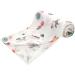 amo nenes Large Breathable Muslin Swaddle Blanket 110 x 150 cm | 100% Bamboo Cotton | Soft & Comfortable Wrap for Newborn Boys and Girls | Single Layer Animals Print - Buy Online on GoSupps.com