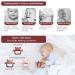 BPA Free 3 Pack Baby Teething Toy Set for 0-6 Months | Never Drop Silicone Hand Pacifier Teether for Babies 6-12 Months | Safe Infant Chew Toys in Brown, Pink, Red - Buy Online on GoSupps.com