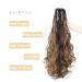 Buy Gairyan 50cm Long Curly Ponytail Hair Extensions - Medium Brown & Dark Blonde Claw Clip Synthetic Wavy Hair for Women - Buy Online on GoSupps.com