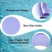 Micacorn Waterproof Silicone Bathing Cap | Unisex Adult Swimming Cap for Short & Long Hair | Anti-Slide Design in Blue - Buy Online on GoSupps.com
