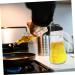 Zerodeko Large Capacity Oil Pot Oil Holder 1pc Oil Can Plastic Vinegar Glass Creative Oil Bottle Vinegar Bottle - Buy Online on GoSupps.com
