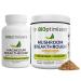 BiOptimizers Magnesium Breakthrough 4.0, (60 Capsules) & Mushroom Breakthrough Powder (Salted Caramel, 15 Servings) - Natural Sleep and Brain Superfood & Supplement Bundle