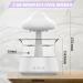 3-in-1 Rain Cloud Humidifier & Essential Oil Diffuser | Remote Control, White Noise, Timer Off | 7 Colors | Bedroom Air Humidifiers - White - Buy Online on GoSupps.com